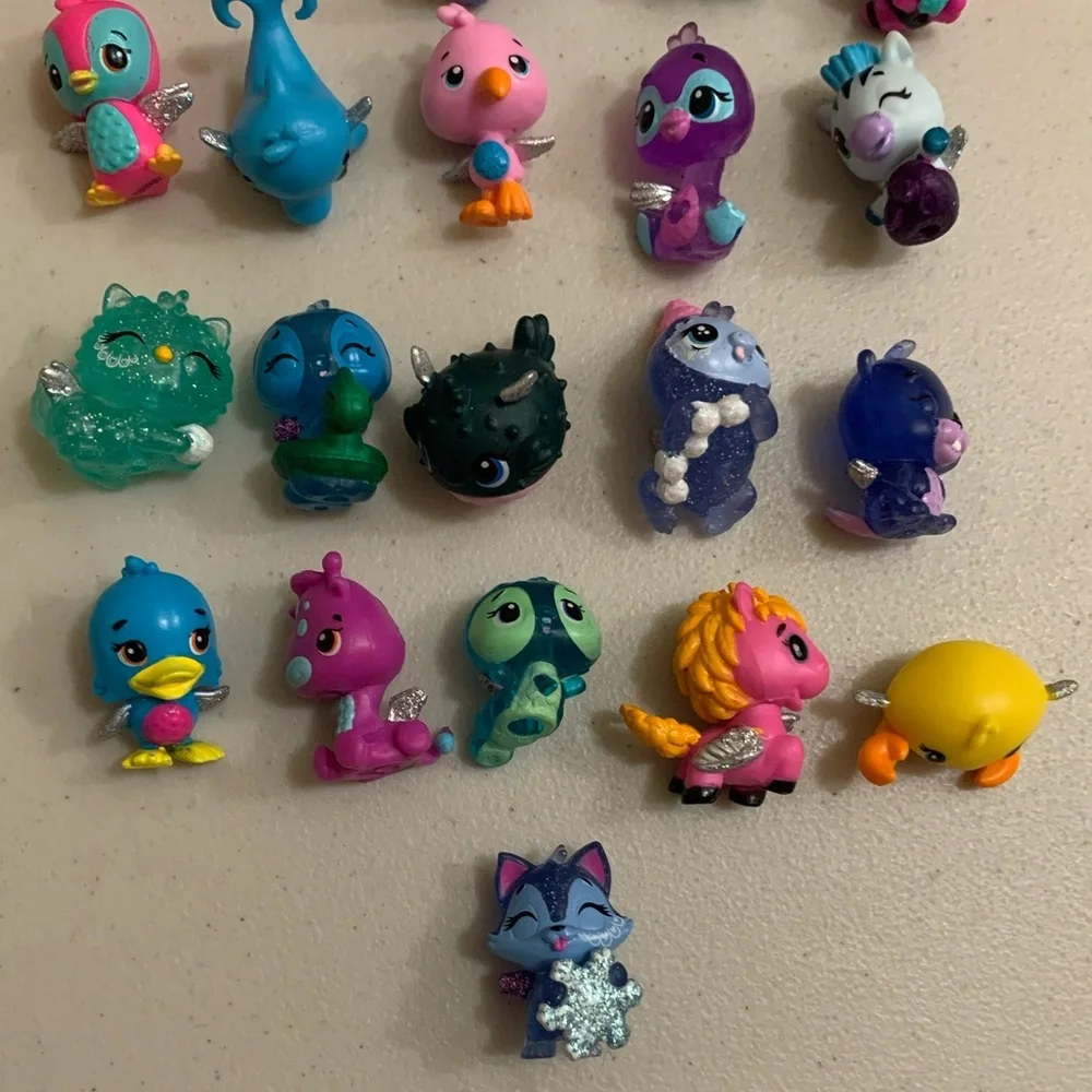 HATCHIMALS CollEGGtibles Huge Lot 26 Animal Figures Whale,Penguin,Cat,Horse Etc
